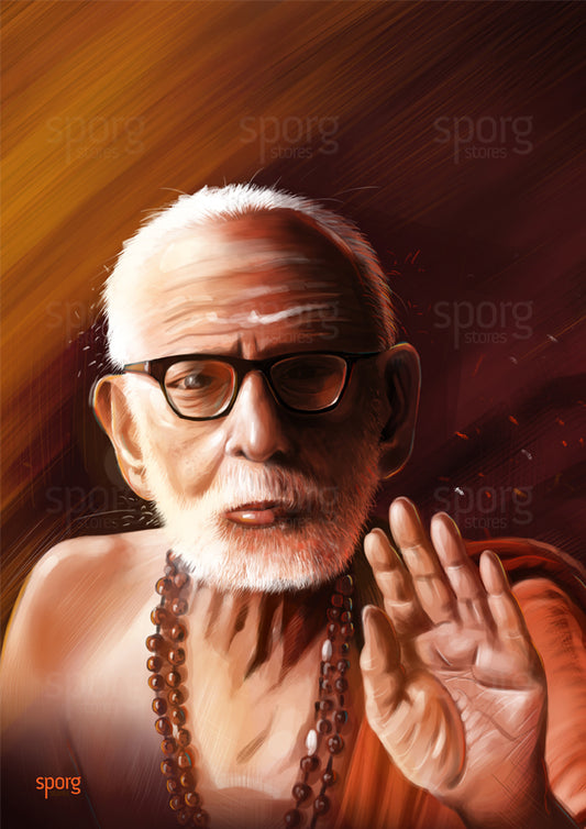 buy maha periyava posters online from sporgstores.in maha periyava painting