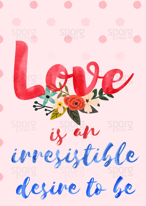 Rober Frost love quote art print poster closeup