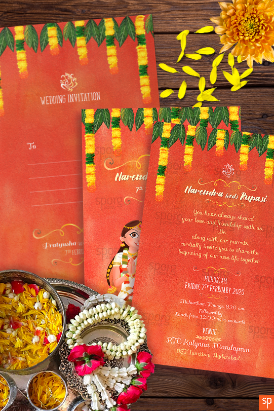 telugu-bhramin-wedding-invitation-envelope-invite card