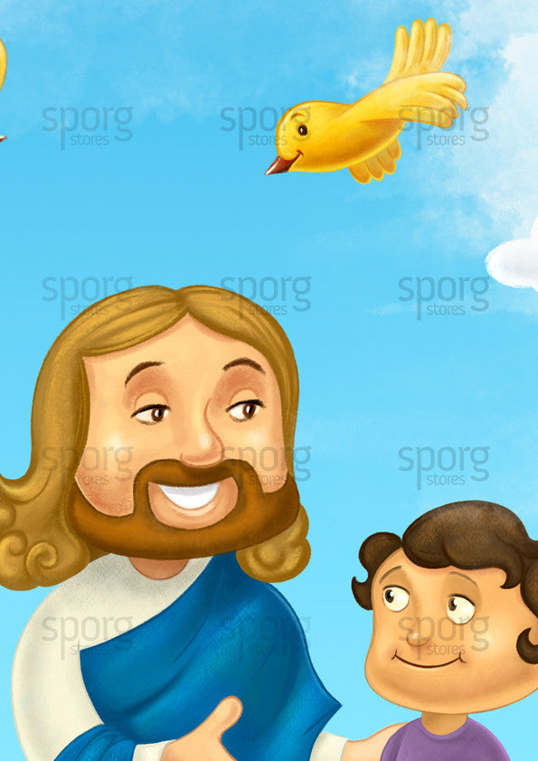little Jesus posters closeup by sporg stores