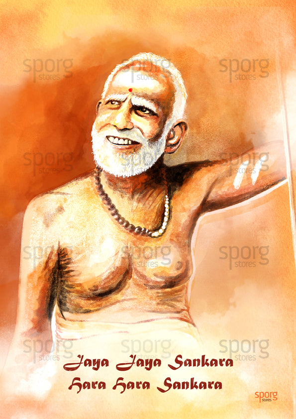 buy maha periyava posters online from sporgstores.in maha periyava painting