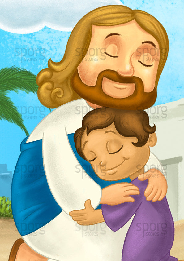 Little Jesus poster closeup by Sporg Stores