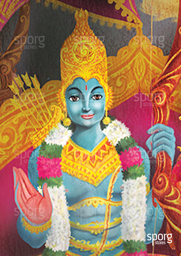 Sri Rama Pattabhishekam Art Print Poster India